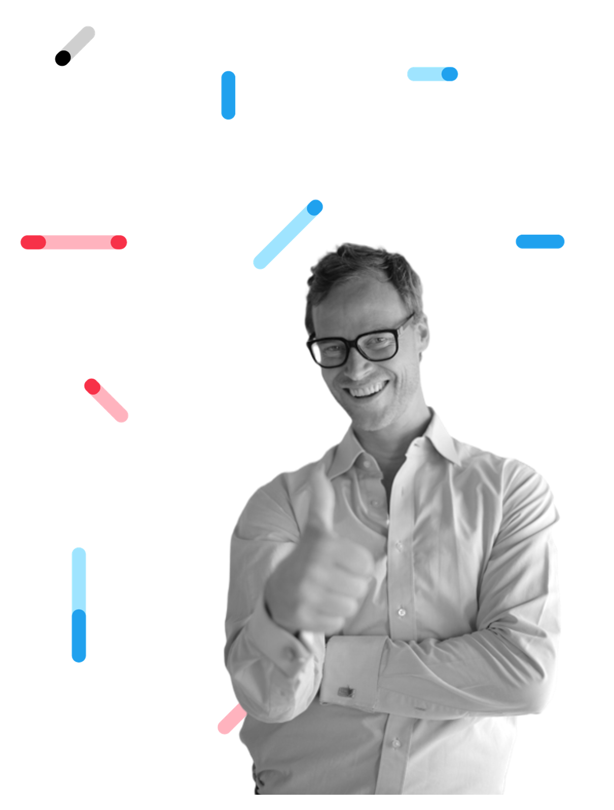 Generic IT man with thumbs up